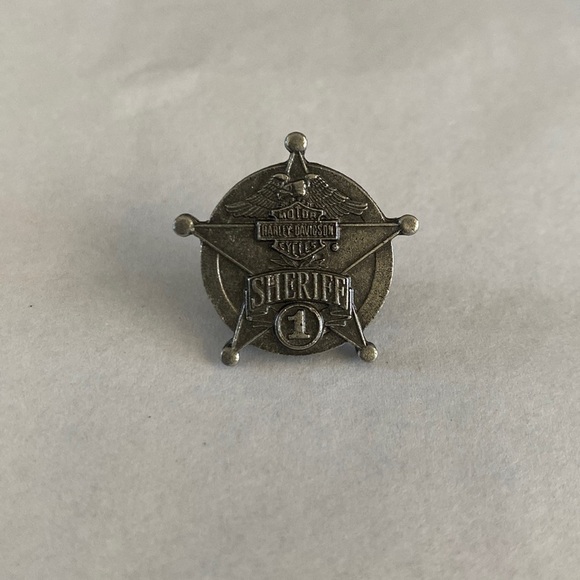 Harley-Davidson Police Sheriff Star Pin - Picture 1 of 4